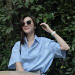 Quỳnh Lương Instagram - Tưởng là mùa hạ, ai ngờ là mùa mưa. Tưởng là dạ thưa, ai ngờ rất bướng 😒😒 #quynhluong #cokii #xamxi