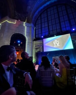 Quinn Shephard Instagram - thank you @thegotham for a wonderful evening celebrating television and giving all of us from @underthebridgehulu an excuse to celebrate together✨ 📺