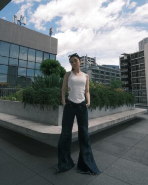 RUKO Instagram - 👖　@ej_sheyang 
💎　@atelier.samac 

素敵なブランドに出会った時
わくわくする

可愛いものを身につけておしゃれしてる時が1番好き

#るうこ私服