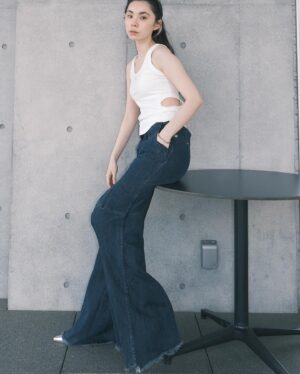 RUKO Instagram - 👖　@ej_sheyang 
💎　@atelier.samac 

素敵なブランドに出会った時
わくわくする

可愛いものを身につけておしゃれしてる時が1番好き

#るうこ私服