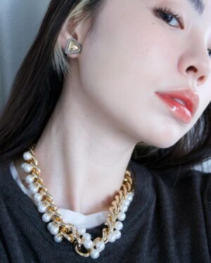 RUKO Instagram - @lohmejewelry 
ずっと欲しかった
ジュエリーブランド
ゴールド✖︎パール🦪　永遠に好き