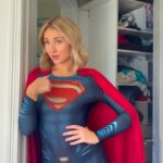 Rachael Evren Instagram - I will literally save your life #supergirl #cosplay #superman