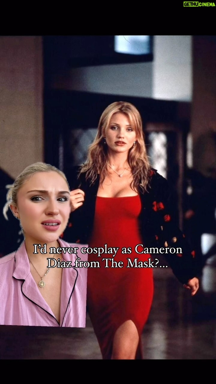 Rachael Evren Instagram - Our Love Is Like A Red, Red Rose...And I Am A Little Thorny #themask #cosplay #90s #camerondiaz #jimcarrey