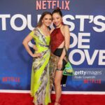 Rachael Leigh Cook Instagram - What an incredible night! It was difficult at many points to believe this day would come. Thank you to everyone who turned out to support the movie!! #atouristsguidetolove is on @netflixfilm April 21st! 💄 @makeupartistmichael 💇‍♀️ @blondiewoodbeauty Dress: @marialuciahohan24 Earrings: @anabelachan Ring & Bracelet: @kallatijewelry Fashion Stylist: Amy Lu