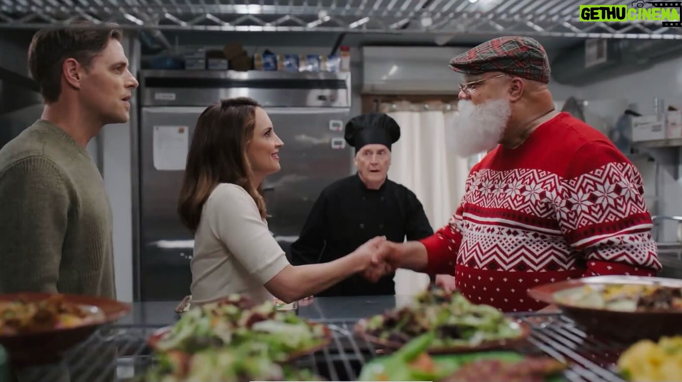 Rachael Leigh Cook Instagram - Excited to share a few more images from Rescuing Christmas premiering tomorrow on @hallmarkmoviesnow !! @ahmedmawasofficial why canβt I find one of us?!halp @emosswilson !!πππ€