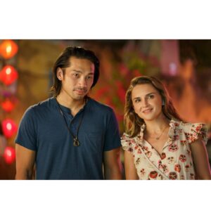 Rachael Leigh Cook Instagram - Excited to share more images from the film! #ATouristsGuidetoLove April 27th only on @netflix @netflixfilm #Tudum 
link in bio to this article! ❤️