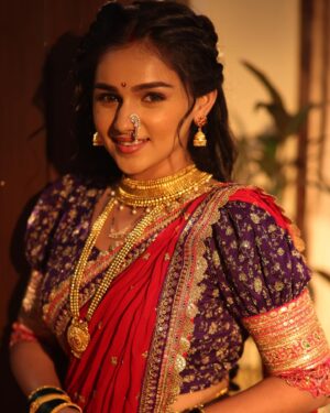 Rachana Mistry Instagram - Gudi padwachya hardik shubheccha 🙏🏻
.
.
.
📸: @shagar8473 
#dabangiimulgiiaayireaayi 
#BLESSED🙏🏻🧿