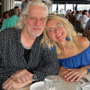 Rachel Bay Jones Instagram - Lovely dinner with crazy dear friends. Boats and sky and water and breezes and a cannon that shoots blanks at the sunset. (Also fab dress and earrings and bracelet - @puresoulshelterisland ❤️)