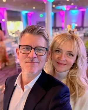 Rachel Bay Jones Instagram - Randy and Rachel making faces and music