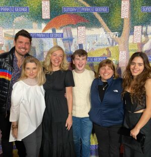 Rachel Bay Jones Instagram - Party to celebrate the fabulousness of @lizthelarsen in Sunday in the Park With George at the gorgeous @pasadenaplayhouse - and god that music