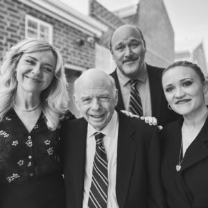 Rachel Bay Jones Instagram - Family portrait   Wally Shawn @youngsheldoncbs #bts