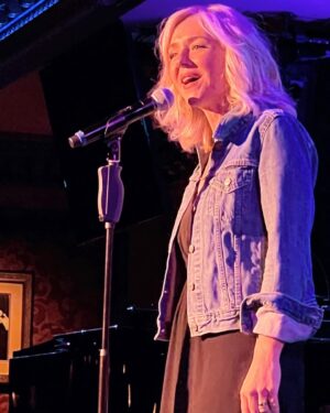 Rachel Bay Jones Instagram - Thanks to all who came out for our packed house last night - my heart is so lifted!! One more tonight and a few more tickets left for all my NYC friends. I can’t wait. -And thanks @marctumminelli for the great pic ;)