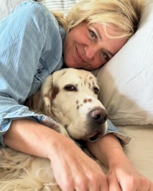 Rachel Bay Jones Instagram - Meet Spike. He’s a 6 year old English Setter and we are in love. ❤️ New BFF sweetheart loverboy
