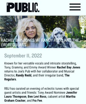 Rachel Bay Jones Instagram - This is gonna be a PARTY. Link in bio for tickets! Aaaaaaa!!!! One night, one show only, September 11, 9:30, @joespub @martha_graham_cracker @benlross @fra_fee @jenniferlaurathompson @randyredd @jamiedonaldeblen @harksongs @maryannmcsweeney @itsmirandajones