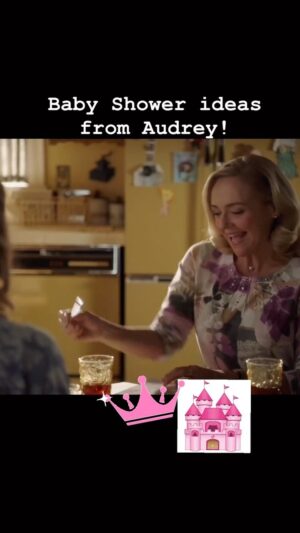 Rachel Bay Jones Instagram - Fun Baby Shower ideas from Super Fun Audrey on @youngsheldoncbs ! #babygirl #babyshower #princess #yay