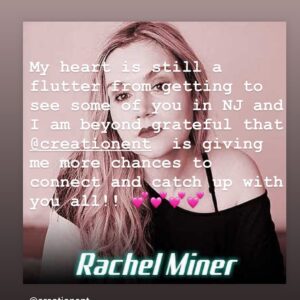 Rachel Miner Instagram - I’ll be joining The Road So Far… The Road Ahead 2023 Tour!

Appearing virtually for an on-stage Q&A on FRIDAY, and 1x1 meet ups ❤️

Visit CreationEnt.com to see all the destinations and more info!