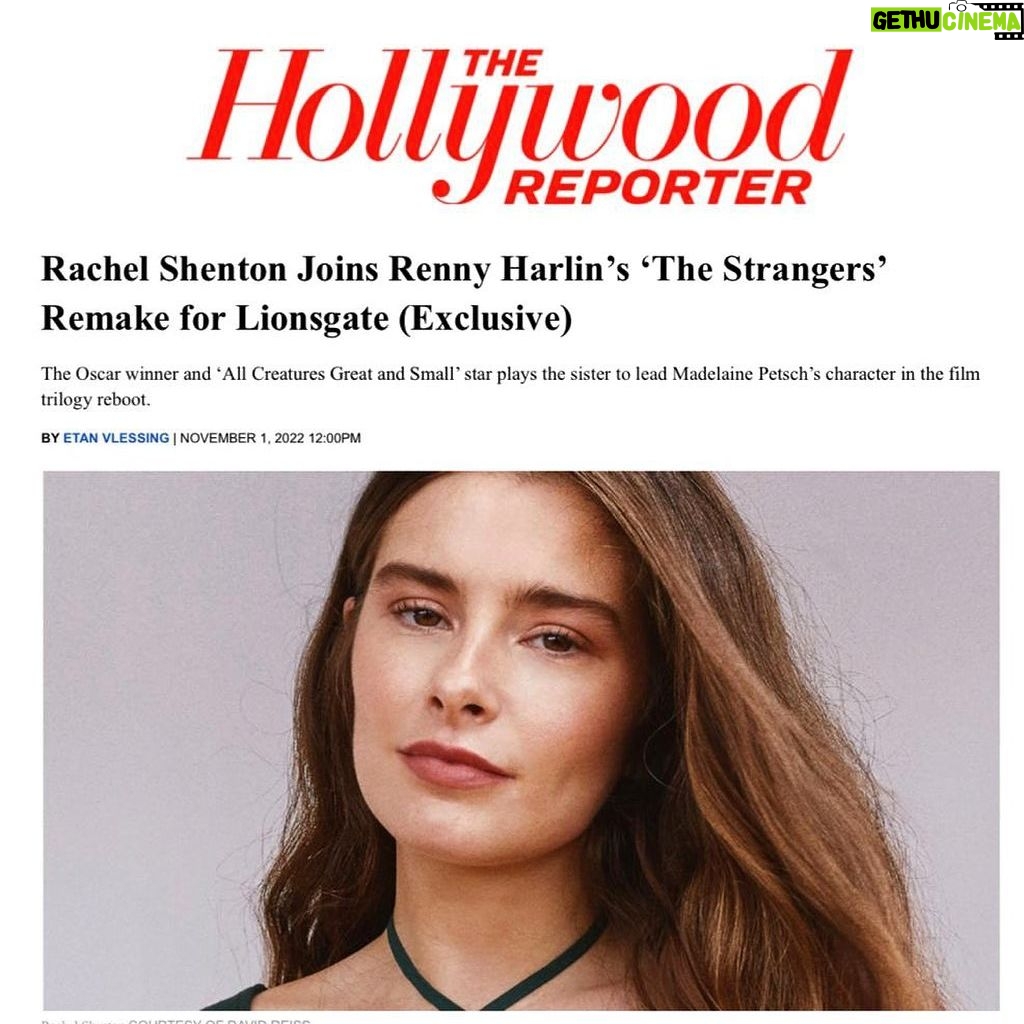 Rachel Shenton - 3.7K Likes - 👀 So this is happening..THE STRANGERS X3 @lionsgate