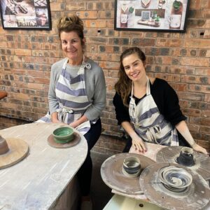 Rachel Shenton Instagram - Back to my roots ♥️ Thank you @dimblebyceramics … We had a wheel-y good time 🫖 

#notsorry #loveapun #potterymaking #stoke #local #staffordshire #mamma #stokeontrent #meandmummy #meandmumtime