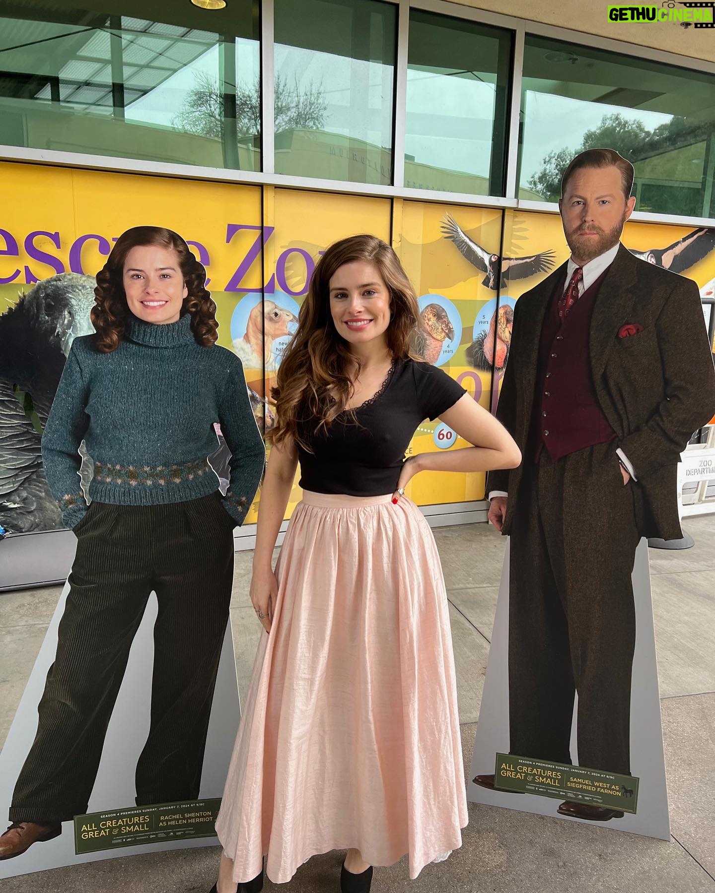 Rachel Shenton - 3.7K Likes - Thanks for having me @pbssocal …. Season 4 is out now, every Sunday on @masterpiecepbs 🇺🇸
.
.
Thank you @juliestoddard for making me look like I’d slept 💁🏻♀️💄 and thank you @catherinesmithvintage for the skirt of dreams 👗
#ACGAS #season4