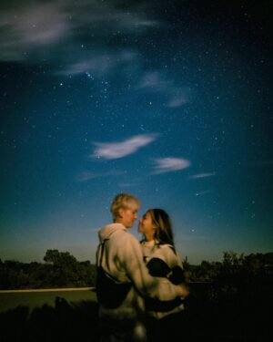 Rachel Wan Instagram - We live in a galaxy so vast. Somehow our lives got intwined & it feels like magic. ❤️

We watched the sun disappear into the horizon at the Pinnacles Dessert, leaving colours in the sky so magnificent that it took our breaths away. After that, we were taken on a galactic journey as we gaze at the stars with no light pollution and a trained astronomer by our side…

You can get on this tour yourself, it’s available @kkdaysg !

#SeeAustralia #inpartnershipwithKKday #ComeAndSayGday and hosted by @Australia