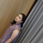Rachel Amanda Instagram - Dolled up in @oscarlawalataculture and @subengklasik for Karya Kreatif Indonesia 2023 talkshow💜 Makeup by @ms_lifa Hairdo by @krisna_endi Styled by @_gilygily Asst. Stylist @apriliarizadwi