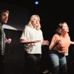 Rachel Bloom Instagram - I need to post more *content* to stay *relevant* so I’m posting some improv show pics to the grid #bold #brave #women @holyshitimprov @perklax