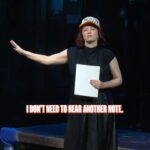 Rachel Bloom Instagram - This one is for the girls and the gays! #GutenbergBway #rachelbloom #andrewrannells #joshgad #musicals #musicaltheatre #crazyexgirlfriend