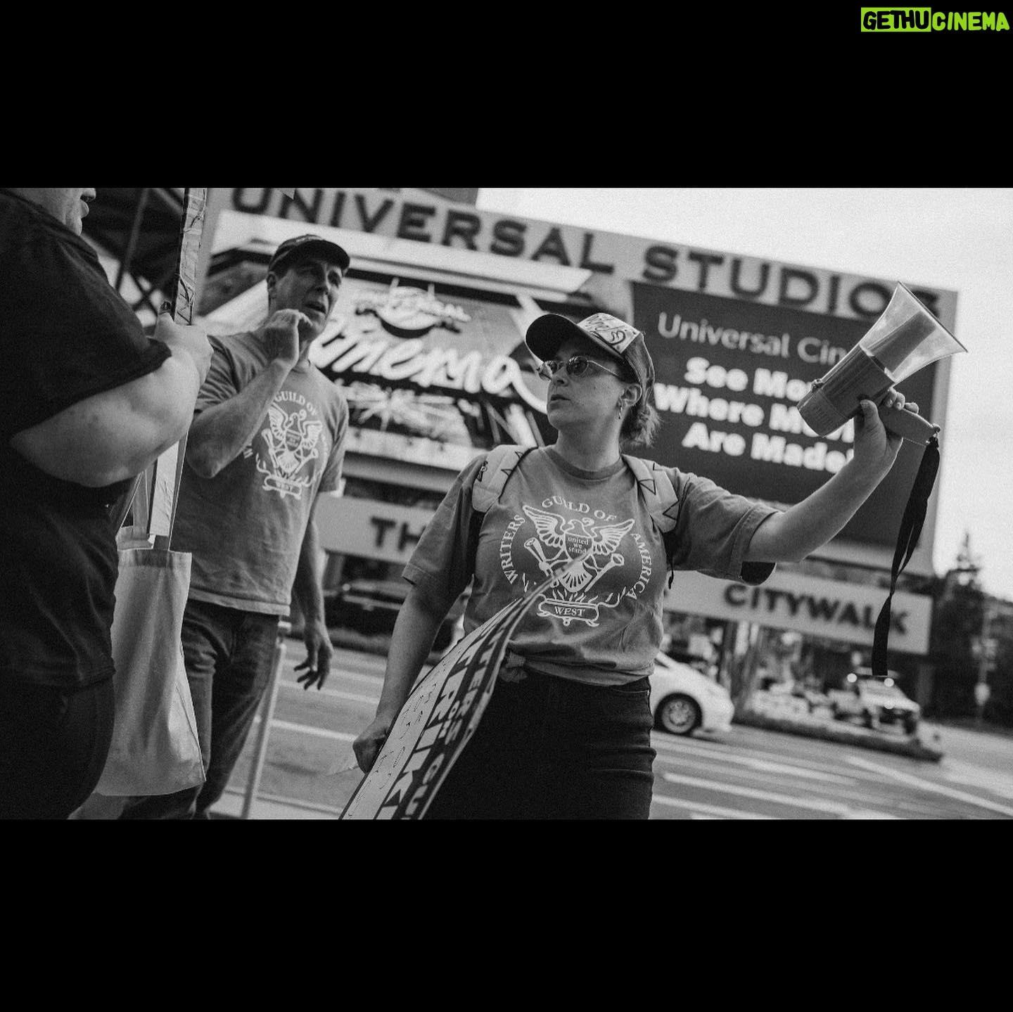 Rachel Bloom Instagram - @j.w.hendricks is taking such beautiful pictures during this wild time. Check out his work AND our next musical picket with me and @cincopedia on 8/21 #wgastrong #sagaftrastrong
