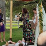 Rachel Bloom Instagram - Parenthood is trying to make a speech at a wedding while your child does gymnastics Thank you to this loon for making me a mom.