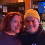 Rachel Bloom Instagram - Super behind on posting about this, but I am so grateful to the WGA negotiating committee for navigating us through the storm and giving me and @gregorcorp a reason to celebrate which is how we ended up in the one place open on Long Island on Yom Kippur which was a dive bar where we overheard some guys loudly complaining that “Schindler’s List” was playing too much on TV lately