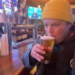 Rachel Bloom Instagram - Super behind on posting about this, but I am so grateful to the WGA negotiating committee for navigating us through the storm and giving me and @gregorcorp a reason to celebrate which is how we ended up in the one place open on Long Island on Yom Kippur which was a dive bar where we overheard some guys loudly complaining that “Schindler’s List” was playing too much on TV lately