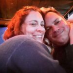 Rachel Bloom Instagram - Super behind on posting about this, but I am so grateful to the WGA negotiating committee for navigating us through the storm and giving me and @gregorcorp a reason to celebrate which is how we ended up in the one place open on Long Island on Yom Kippur which was a dive bar where we overheard some guys loudly complaining that “Schindler’s List” was playing too much on TV lately