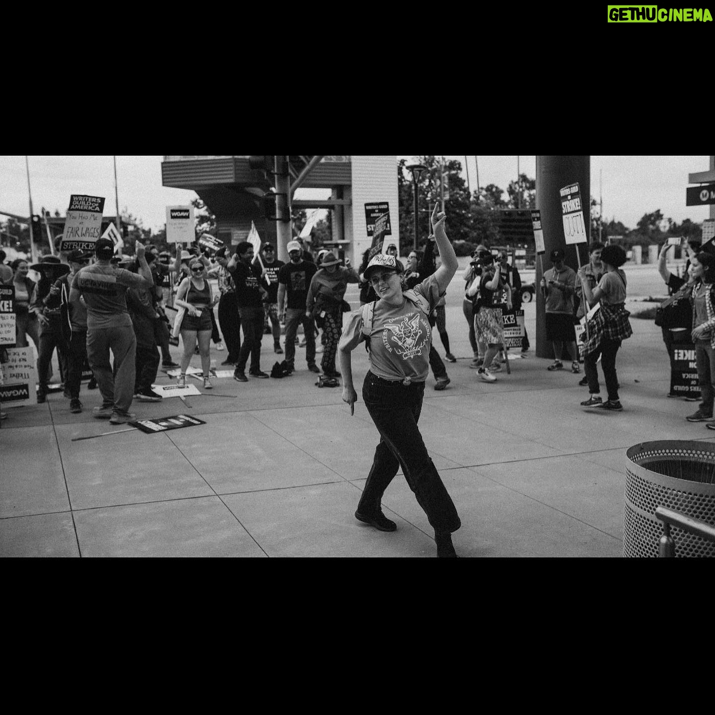 Rachel Bloom Instagram - @j.w.hendricks is taking such beautiful pictures during this wild time. Check out his work AND our next musical picket with me and @cincopedia on 8/21 #wgastrong #sagaftrastrong