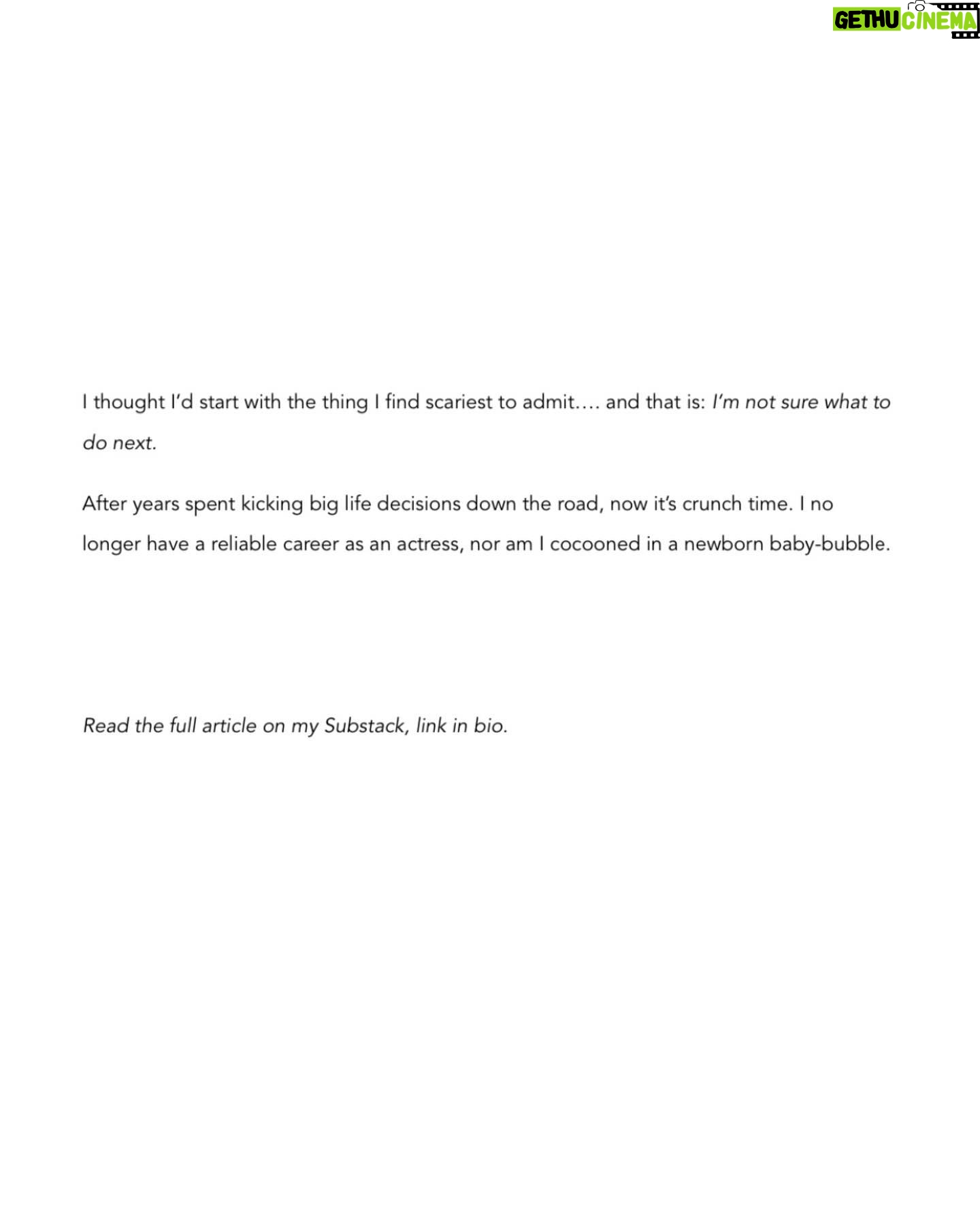 Rachel Hurd-Wood Instagram - This one’s for anyone feeling a little lost. I get it, and I promise you’re not the only one. ♥️ Read the full article for free on my Substack. Find out what’s to come. There’s nothing sweeter than a beginning :)