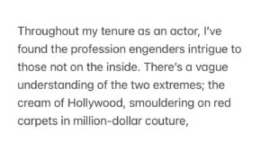 Rachel Hurd-Wood Instagram - This one’s for any aspiring actors. 🎭 I’ve written a piece about self-tapes. You can find it on my Substack - link in bio. I hope it’s somewhere between helpful and enjoyable x