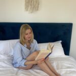 Rachel Hurd-Wood Instagram - Home isn’t the worst place to be when you can cosy up in bed in your luxurious @pigletinbed sheets… (This lasted all of five minutes before tending to two jet-lagged and cranky small children) #pigletinbed #gifted