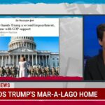Rachel Maddow Instagram - "Nothing like this has ever happened before and we don't know how this ends." It's always fascinating to see how Rachel's segments hold up over time. In this case, exactly a week after we found out the FBI had raided Donald Trump's Mar-a-Lago, and with one amazing development after another seemingly by the minute over the past week, that initial report remains as fresh and shocking as the moment it happened. [Edited from the August 8, 2022 episode of The Rachel Maddow Show.]