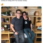 Rachel Maddow Instagram - The best part of promoting a new project…!
