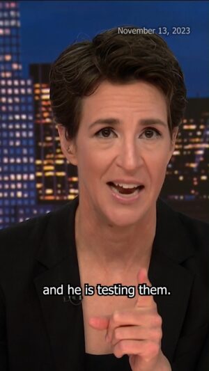 Rachel Maddow Instagram - Trump tests Republican Party willingness to follow him into fascism - Rachel Maddow looks at Donald Trump's recent more open embrace of fascistic language and points out that the one institution that could discourage his autocratic ambitions is the Republican Party he intends to continue to lead.