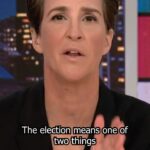 Rachel Maddow Instagram - “If every election is an opportunity for [Donald Trump] to go to prison, do you think he allows us to have elections? I mean, if those are the stakes, if winning the election is his plan to stay out of prison, what happens in that election if and when he does not win it? Does that kind of election end with a graceful concession to a fair and square re-elected President Biden?”