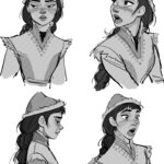 Rachel Matthews Instagram – Frozen 2 is officially out on Blu-ray today!! Here are some of my favorite concept sketches of Honeymaren done by Jin Kim, a development artist at Disney ❄️
@disneyfrozen #honeymaren