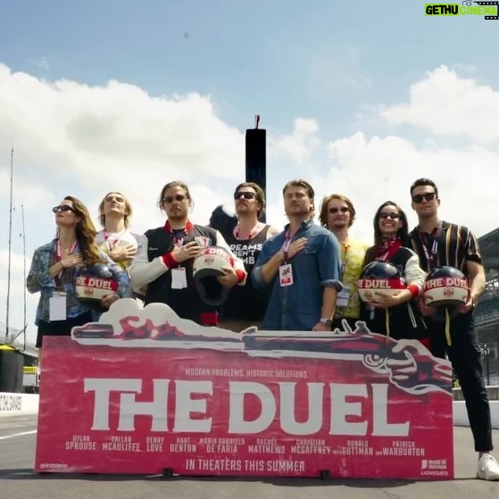 Rachel Matthews Instagram - @lionsgate and @iconiceventsnow present our indie from Indy, THE DUEL, in theaters later this summer. Thank you to @indycar, @indianapolismotorspeedway, @500festival, @visitindy and the incredible @afthunderbirds pilots who provided the single greatest photo op we could have asked for.