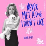 Rachel Riley Instagram - Yep. The Jewish People are diverse, strong, funny, beautiful, talented, resilient, hard-working, optimistic – and so much more. We love life. But - there are only 16 million of us on the planet. So now, more than ever – rise up, speak up, and show your true Jewish colors. Be proud. Be bold. Be you. And if you’re not Jewish? Stand by us. Fighting antisemitism is a numbers game - and we can’t win it alone. Woof. (That’s ‘thanks’). #RachelRiley #IMTHATJEW #JEWISH #PRIDE Follow @eitanchitayat_words for more on this celebration of the Jewish People ✡️