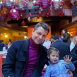 Rachel Riley Instagram - It’s now been 4 years since @pashakovalev and I became parents… and so we are firmly in the Elsa/Frozen zone with this little girl! Just breathing a sigh of relief now all the birthday celebrations are officially done, and it’s time to get ready for Christmas 🙈 Massive thanks to the brilliant Elsa (@leanneburkinshaw12 @poptopeventsuk) and amazing face painter @nirjarahoney for Mave’s little party. We took her to see @frozenlondon at the theatre in Covent Garden yesterday and wow, what a production, just incredible 😍 These last 4 years have flown but we’re enjoying the ride so much. (Also thanks to @babymoriofficial for her Xmas PJs gift from them amongst these pics) #4thbirthday #elsa #frozen
