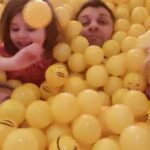 Rachel Riley Instagram - Happy birthday to my darling husband @pashakovalev! Everything is so much fun together but hitting the @balloon_museum really was a great way to celebrate #44 😆🎈We love you Pash Pash, happy birthday to yoooooou 💕♥️♥️♥️♥️🥳🎂