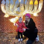 Rachel Riley Instagram - Happy 2nd night of Chanukah from Waddesdon Manor, what a place 😍 May there be more and more light in the world going forward.