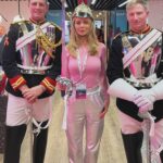 Rachel Riley Instagram - Big thanks to everyone at @icapcharityday for picking @alzheimersresearchuk as one of the charities benefitting from your day of fancy dress madness fundraising today! Apologies to these brilliant servicemen who I thought had just gone and got really good costumes and so asked to borrow the sword and helmet for a pic 🙈🤣 now I look back at Spencer, the Toy Story soldier taking me round last year, the quality of their look is rather different… Thanks for looking after me this year Peaky Blinder Dom, and to the many traders who let me “help” on their desks/phones to raise money. ARUK are hoping to find a cure for dementia in our lifetimes and I’m so pleased they were chosen again to be supported by ICAP today. #charity #ICAP #alzheimersresearchuk #aruk #fancydress