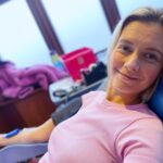 Rachel Riley Instagram - Just managed my 20th blood donation @givebloodnhs the first successful attempt since babies, woohoo!🩸♥️💪 Last time into my third year of breastfeeding my iron was too low, but @wildnutritionltd will be pleased to hear that their iron and vitamins supplements are working as this time they had to use their machine to check my levels weren’t too high to donate! (They were perfect 👌). I was #gifted their expertise and samples and very grateful to Lorna and the team for that - thanks ladies 🫶. #giveblood