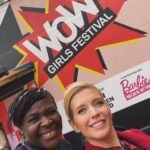 Rachel Riley Instagram - A pleasure to have been invited to a reception at Buckingham Palace yesterday with the Queen, to wind up the @wowglobal Women of the World bus tour aimed at inspiring and encouraging girls across the country. And for me there’s no better role model than who I bumped into there - space scientist Dr Maggie Aderin-Pocock, who I’ll always remember for first meeting a decade ago delivering a brilliant speech at the Science Museum to young girls, with her own baby girl on her hip! Also love that the only picture I could find of getting to meet the royals was my arm poking out under Queen Camilla’s chin whilst chatting to Queen Mathilde of Belgium 😆 A lovely morning with some great women, and nice getting to chat to some fab young students enjoying the day too 💗👧🏽👩‍🦰👩🏻👱‍♀️🧕🏽 #IWD #wow #women #girls