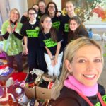 Rachel Riley Instagram - Just spent the loveliest morning at South Hampstead High School with the girls who organised, collected and sorted a whole load of food, clothing and health products to give to those in need for @mitzvahdayofficial There were many times more than this who volunteered in their break time but had to run back to lessons, so they’re not in this pic but still deserve loads of credit - so heartening 💚 Mitzvah Day is all about giving up your time to help someone, anyone and everyone is welcome, there are some amazing projects who would love some volunteers - check out their page and website to find great causes who’d love your help 💚💚💚 #mitzvahday #gooddeeds #volunteering #charity #foodbank #SHHS